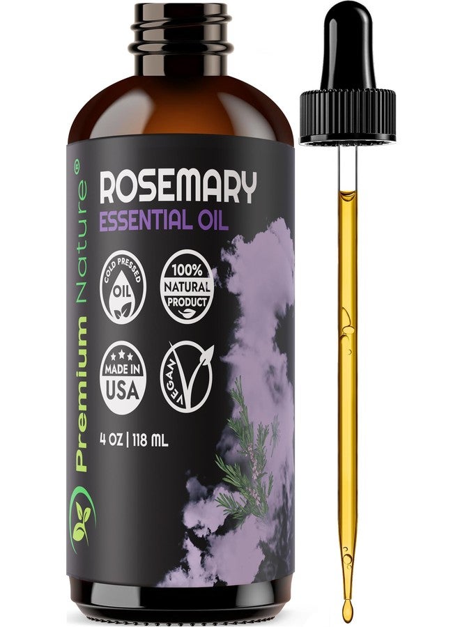 Premium Nature Rosemary Essential Oil for Diffuser Aromatherapy for Skin for Hair Growth Diffuser Oil for Body Oils Aceite de Romero 4oz - Image 1
